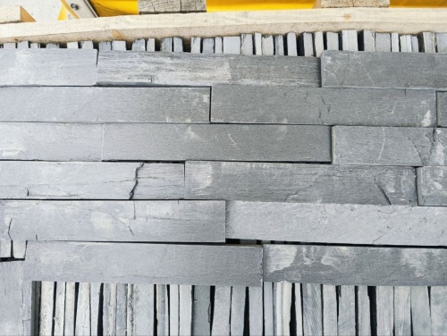 Плитка чёрная из натурального камня фасадная 30 см * 5 см, толщина 7 мм -30 мм купить в Горно-Алтайске