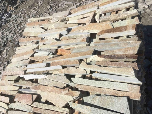 Горбушка златолит золотистый для облицовки купить в Горно-Алтайске