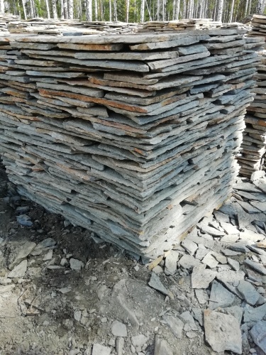 Плитняк златолит Уральский для цоколя, отмостки купить в Горно-Алтайске